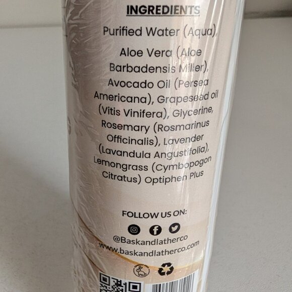 Bask & Lather Hydrating Mist Detangling Spray 8 oz New SEALED - Picture 6 of 8